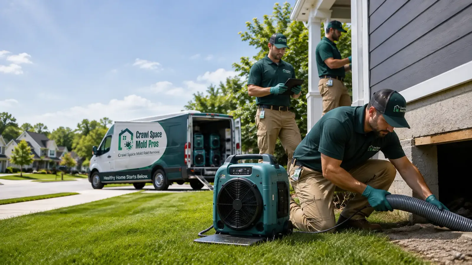Crawl Space Mold Removal in Home, PA